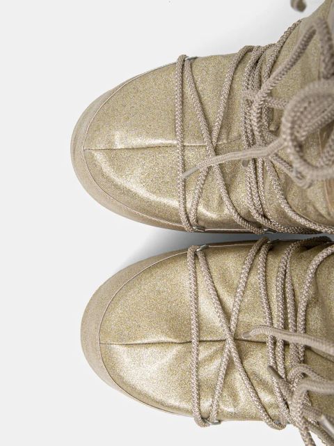 Moon Boot śniegowce MB ICON GLITTER kolor złoty 80D1402850 B002