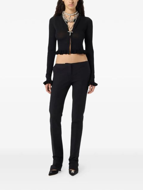 Blumarine zip-fastening trousers - Black - zdjęcie produktu nr 2