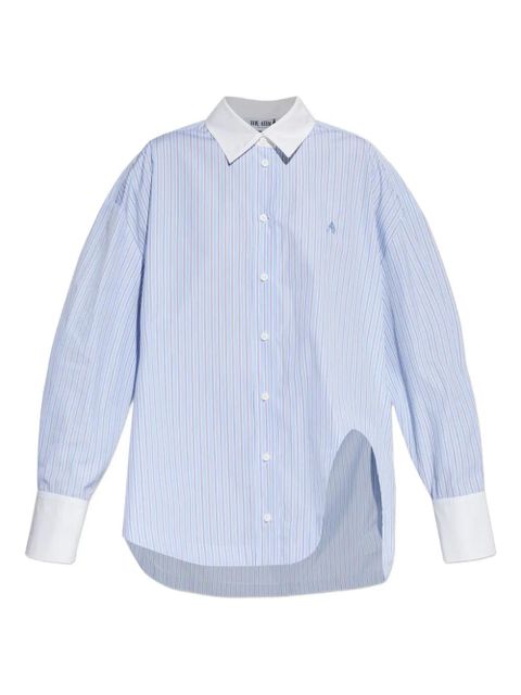 The Attico striped embroidered shirt - Blue - zdjęcie produktu nr 1