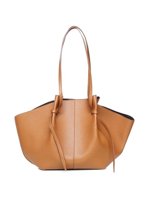 Yuzefi Large Mochi pebble-grain shoulder bag - Brown - zdjęcie produktu nr 2