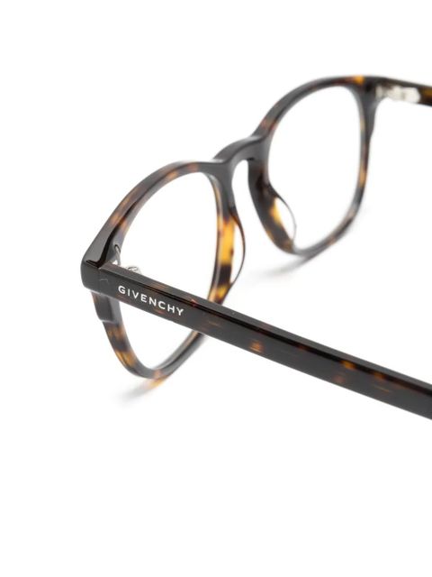 Givenchy Eyewear tortoiseshell round-frame glasses - Brown