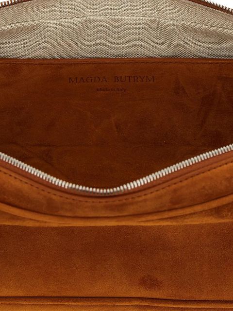Magda Butrym Brigitte suede shoulder bag - Brown - zdjęcie produktu nr 2