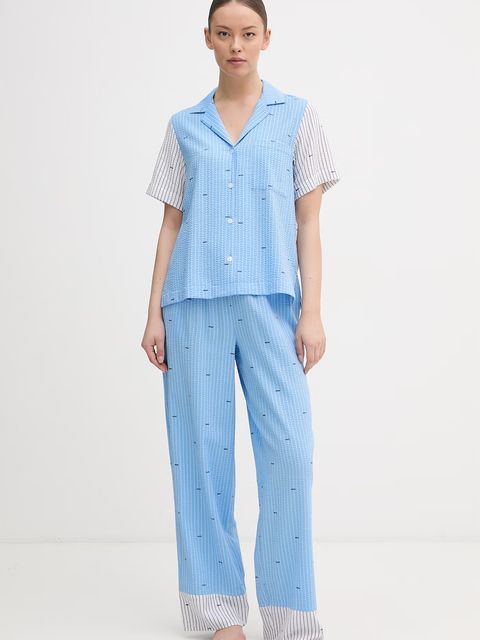 DKNY piżama dwuczęściowa damska z wiskozą - zdjęcie produktu nr 1