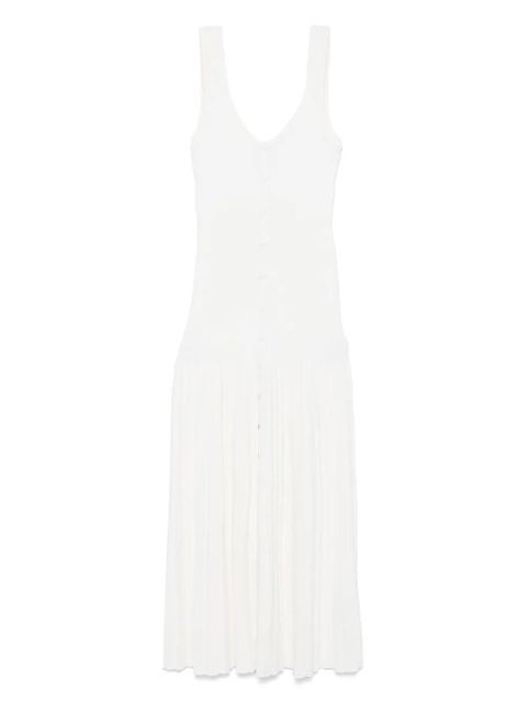 SANDRO knitted midi dress - White - zdjęcie produktu nr 1