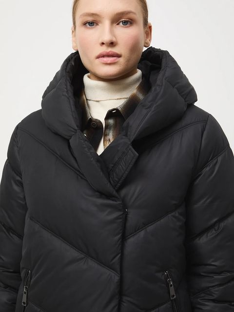 Medicine kurtka damska kolor czarny zimowa oversize - zdjęcie produktu nr 2