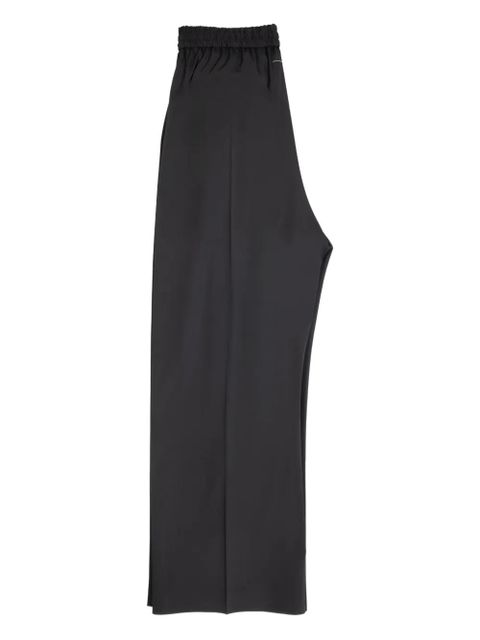 MM6 Maison Margiela elasticated-waistband trousers - Black