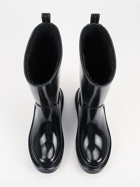 Karl Lagerfeld kalosze K/TORRENT damskie kolor czarny KL47180S