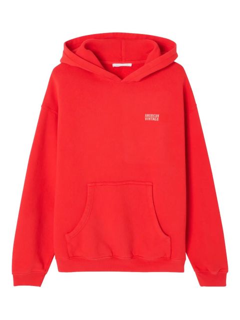 American Vintage kangaroo pocket izubird hoodie - Red - zdjęcie produktu nr 1