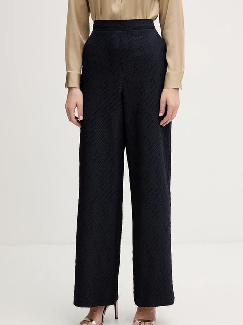 Joseph Ribkoff spodnie damskie kolor granatowy proste high waist 261056 - zdjęcie produktu nr 1