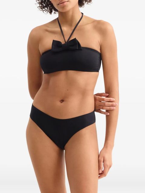 ERES Satin bandeau bikini top - Black - zdjęcie produktu nr 2