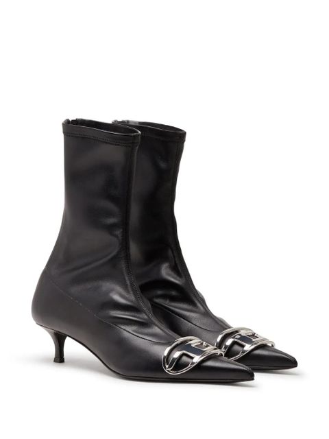Diesel D-Venus leather boots - Black