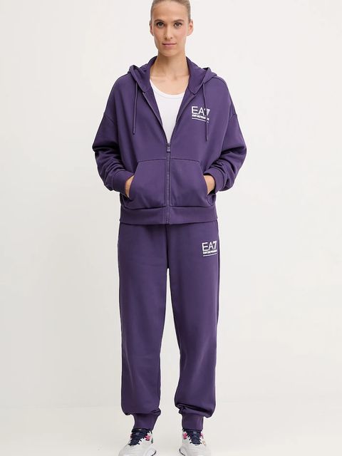 EA7 Emporio Armani dres damski kolor fioletowy AF12473.7W000420 - zdjęcie produktu nr 1