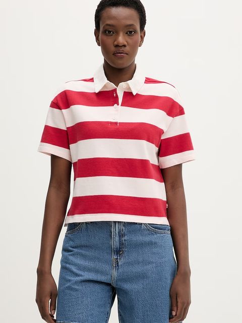 Levi's polo damskie bawełniane ARIES RUBGY - zdjęcie produktu nr 2