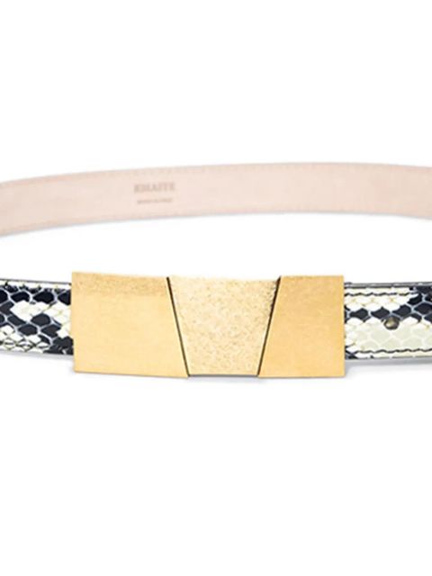 KHAITE small Axel belt - Neutrals