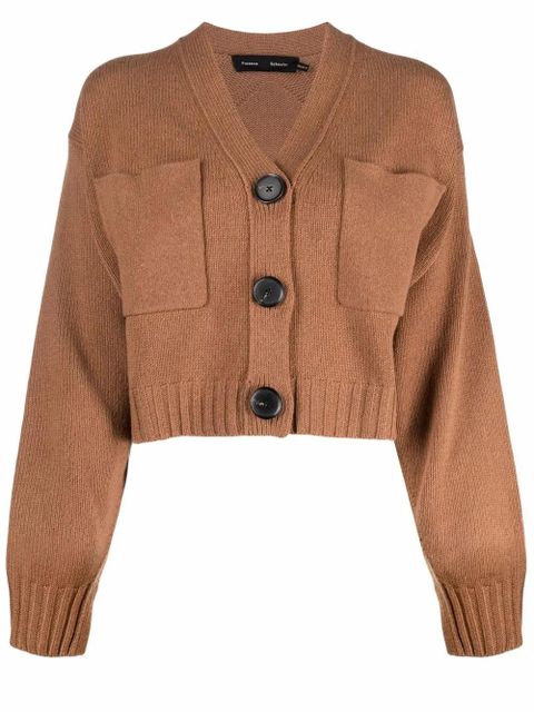 Proenza Schouler eco cashmere cardigan - Brown - zdjęcie produktu nr 1
