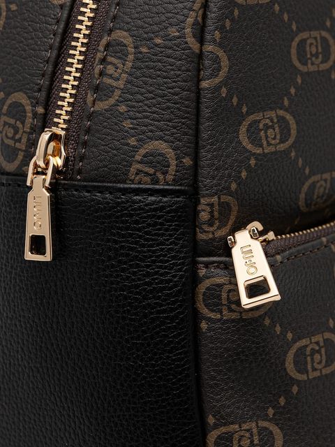 Liu Jo plecak damski kolor brązowy mały wzorzysty AF5186.E0053