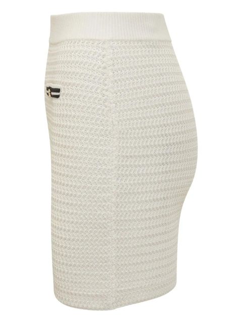 AMIRI pocket-detail mini skirt - Neutrals