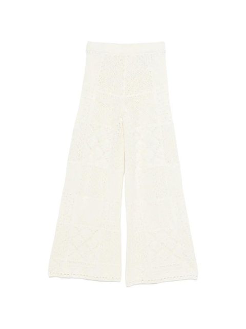 Ba&Sh patchwork crochet-knit trousers - Neutrals - zdjęcie produktu nr 2