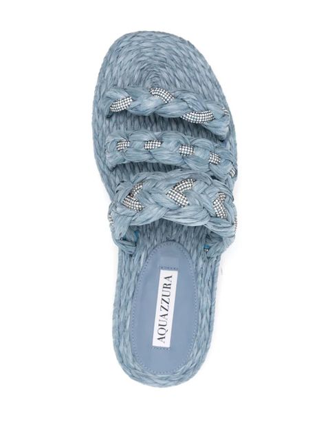 Aquazzura Costiera flat espadrille - Blue