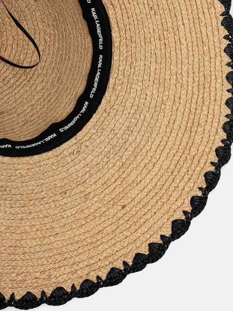 Karl Lagerfeld kapelusz K/SIGNATURE kolor beżowy B1W46084