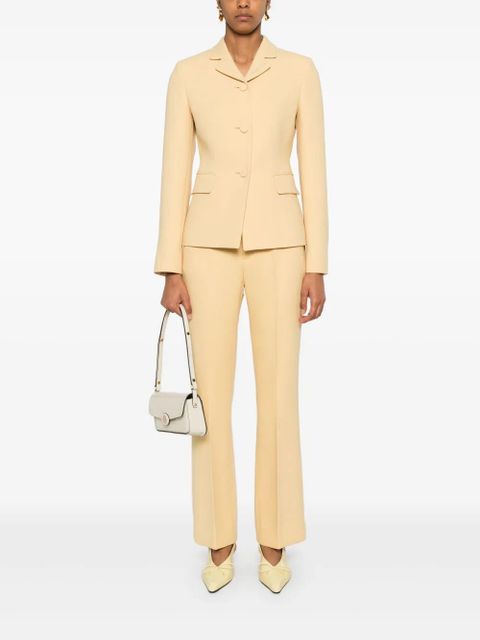 Gucci crepe wool trousers - Yellow