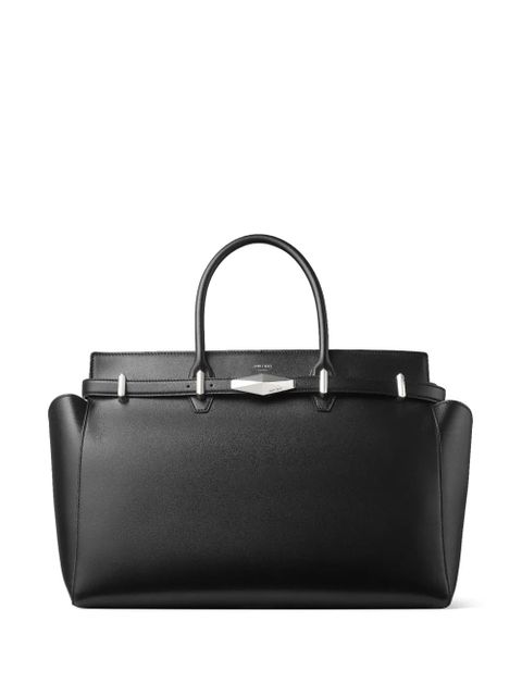 Jimmy Choo medium Diamond Belted tote bag - Black - zdjęcie produktu nr 1
