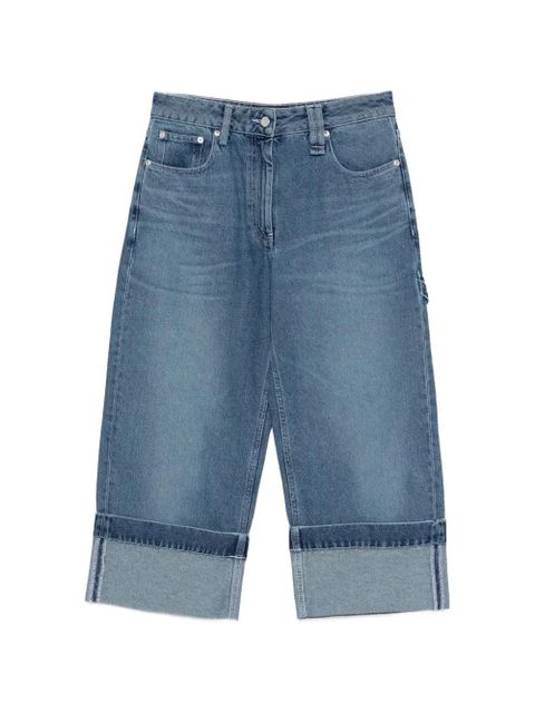 Simone Rocha cuffed jeans - Blue - zdjęcie produktu nr 1