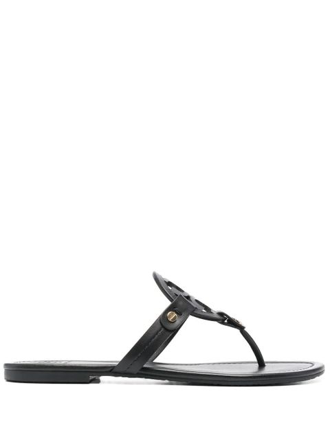 Tory Burch Miller leather sandals - Black - zdjęcie produktu nr 1