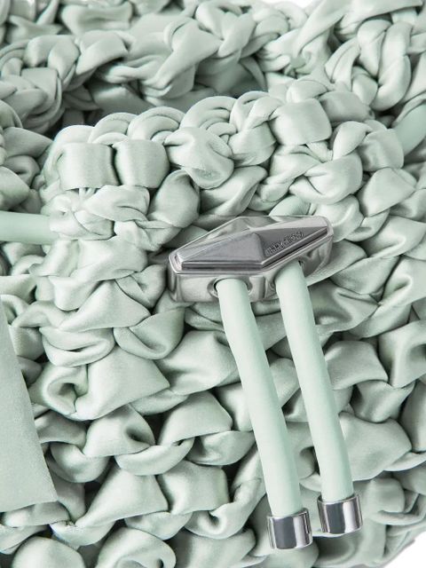 Jimmy Choo small Cinch leather shoulder bag - Green - zdjęcie produktu nr 2