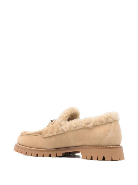 Gucci horsebit shearling loafers - Neutrals - zdjęcie produktu nr 2