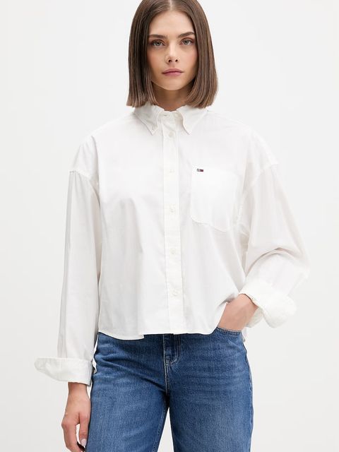 Tommy Jeans koszula damska bawełniana - zdjęcie produktu nr 1