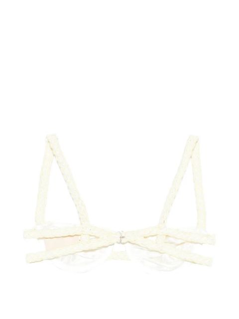 Isa Boulder weave strap bikini top - Yellow - zdjęcie produktu nr 2