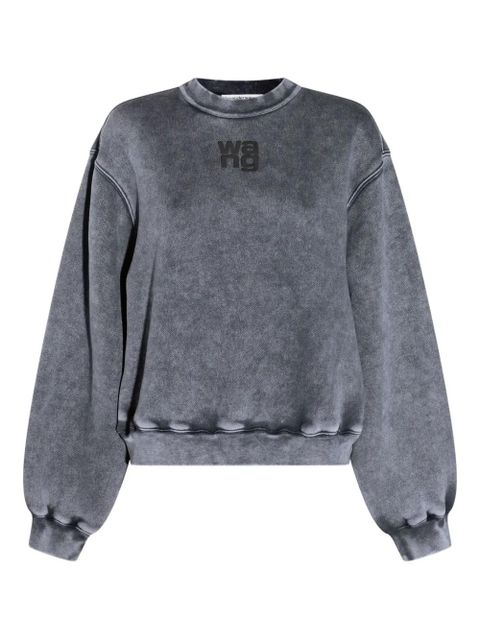 Alexander Wang logo-embroidered sweatshirt - Grey - zdjęcie produktu nr 1