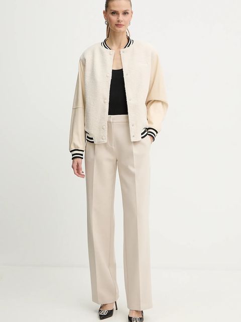 Guess kurtka DANIELLE kolor beżowy przejściowa W5BL27 W2392 - zdjęcie produktu nr 2