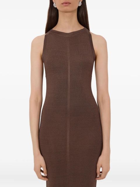 LouLou de Saison Pablo sleeveless dress - Brown