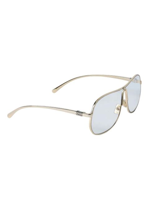 Miu Miu Ombre logo-motif pilot sunglasses - Gold