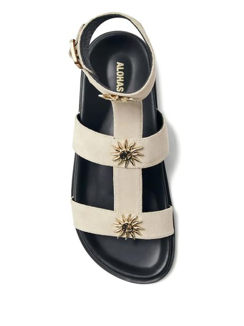 ALOHAS Clarisa buckle embellished sandals - Neutrals