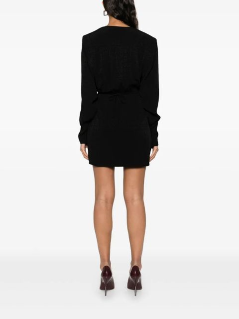 ROTATE BIRGER CHRISTENSEN long-sleeve mini dress - Black