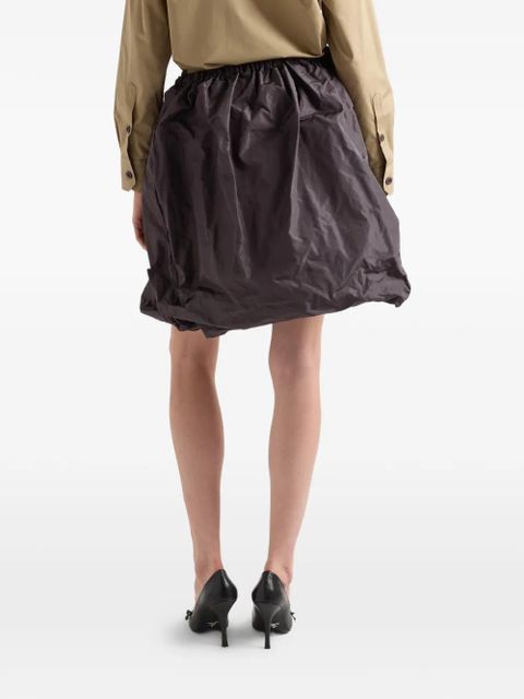 Prada technical taffeta skirt - Grey