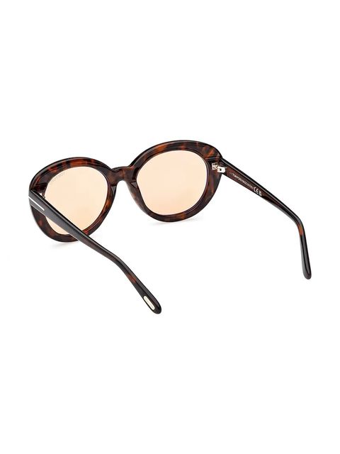 Tom Ford okulary przeciwsłoneczne damskie kolor brązowy FT1009_5552E
