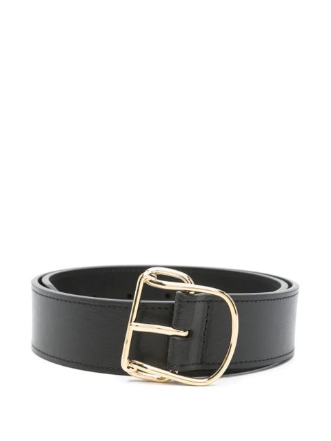 TOTEME Swirl leather belt - Black - zdjęcie produktu nr 1