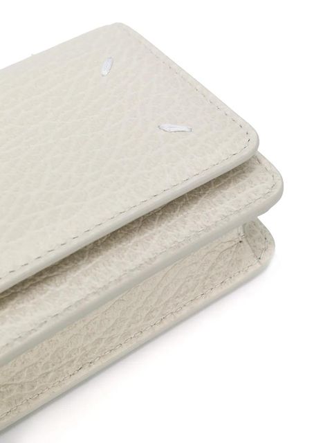 Maison Margiela small four-stitch wallet-on-chain - Grey