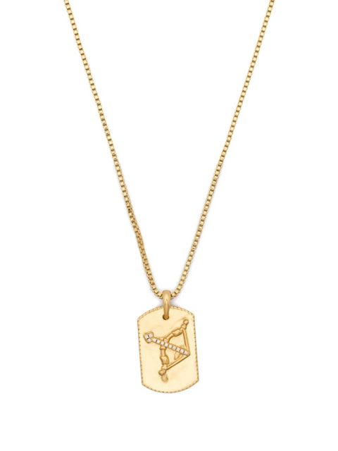 Maje sagittarius zodiac-design necklace - Gold