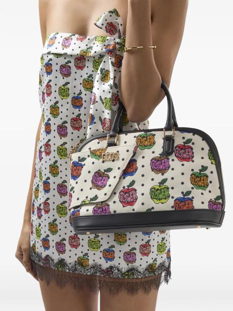 GCDS printed tote bag - White