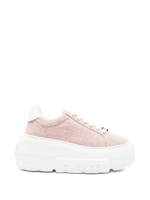 Casadei Nexus platform embellished sneakers - Pink - zdjęcie produktu nr 1