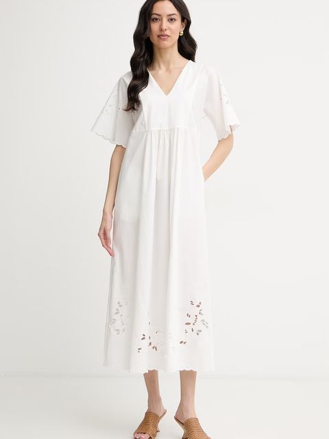 Weekend Max Mara sukienka letnia bawełniana TARTUFO - zdjęcie produktu nr 1