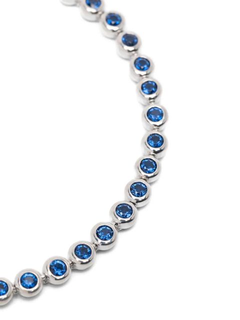 Missoma embellished round tennis bracelet - Silver
