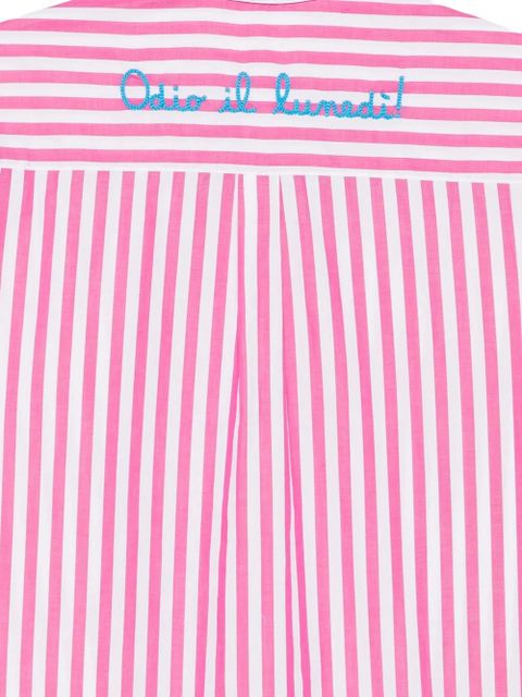 MC2 Saint Barth Brigitte striped shirt - Pink
