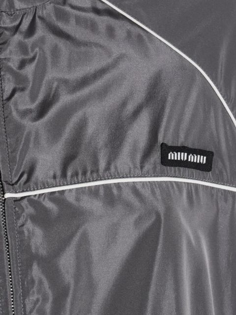 Miu Miu drawstring-waist dress - Grey