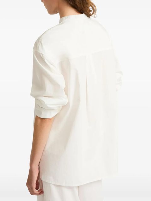 Yves Salomon poplin blouse - White